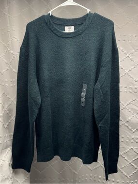 MODE OF ONE Men's Deep Teal
Crewneck Knit Sweater Size M